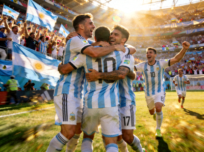 阿根廷国家足球队在世界杯赛场上的精彩瞬间